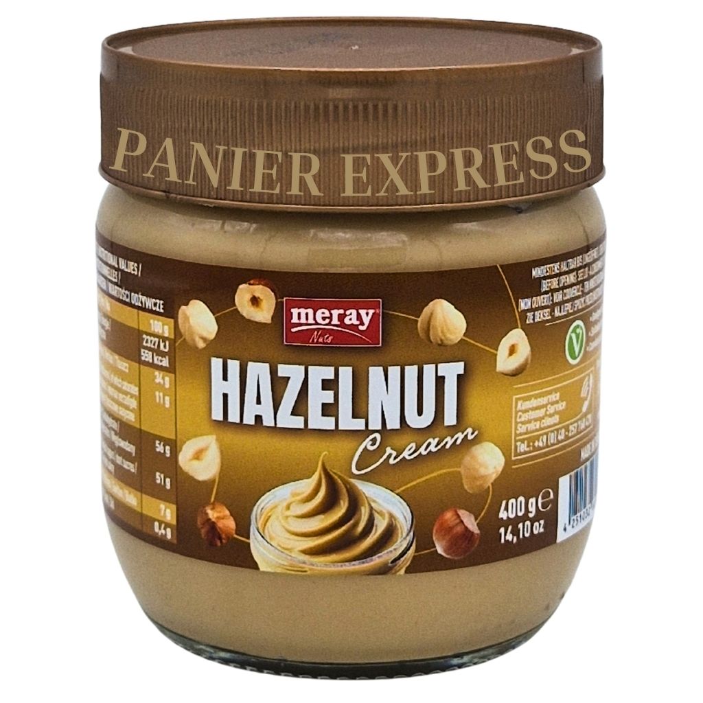 Meray Hazelnut Cream Crème de Noisette 400g