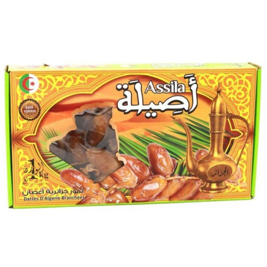 Dattes Branchées Deglet Nour 1kg - Assila