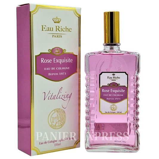 Eau de Cologne Rose Exquisite 350 ml – Vitalité et Élégance Florale 