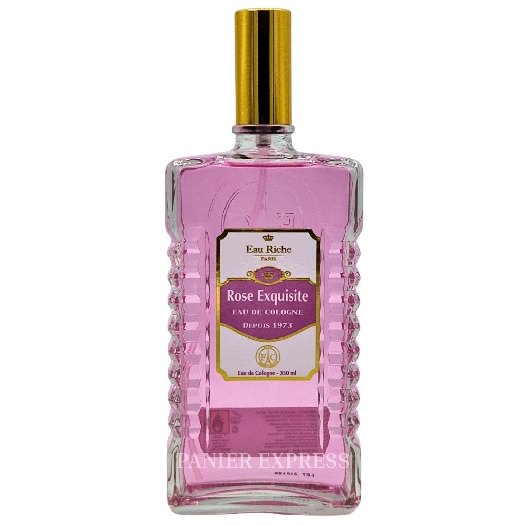 Eau de Cologne Rose Exquisite 350 ml – Vitalité et Élégance Florale 