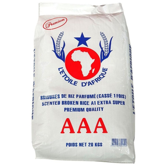 Brisure de riz cassé 1 fois - 20kg - Etoile d'Afrique