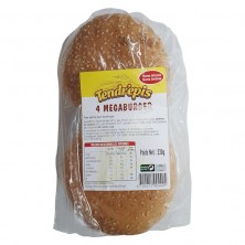 Mega pain hamburger sans alcool 4pcs 330g