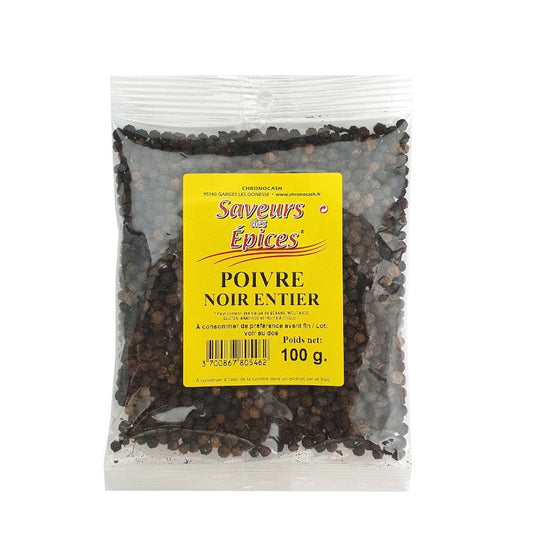 Poivre noir entier 100g