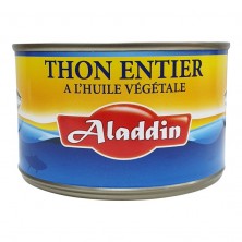 Thon entier à l'huile 400g 1/2 aladdin