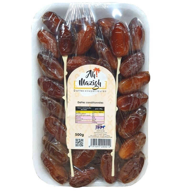 Datte ravier barquette Tunisie 500g