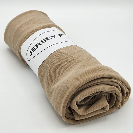 Écharpe Hijab Premium en Jersey Beige