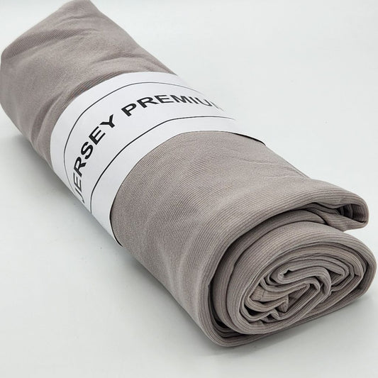 Écharpe Hijab Premium en Jersey Grise