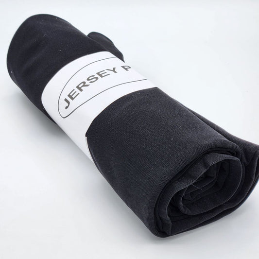 Écharpe Hijab Premium en Jersey Noir