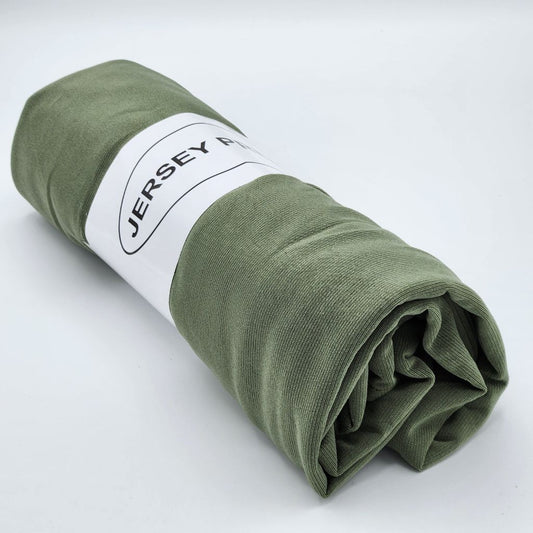 Écharpe Hijab Premium en Jersey Vert Olive