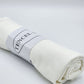 Écharpe Hijab Premium en Tencel Blanc Pur