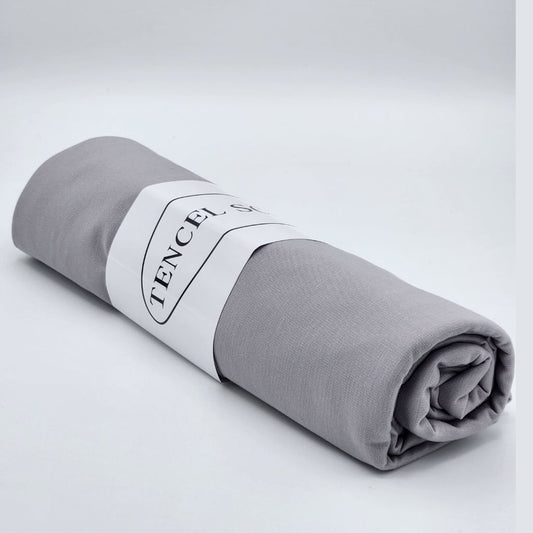 Écharpe Hijab Premium en Tencel Gris Perle