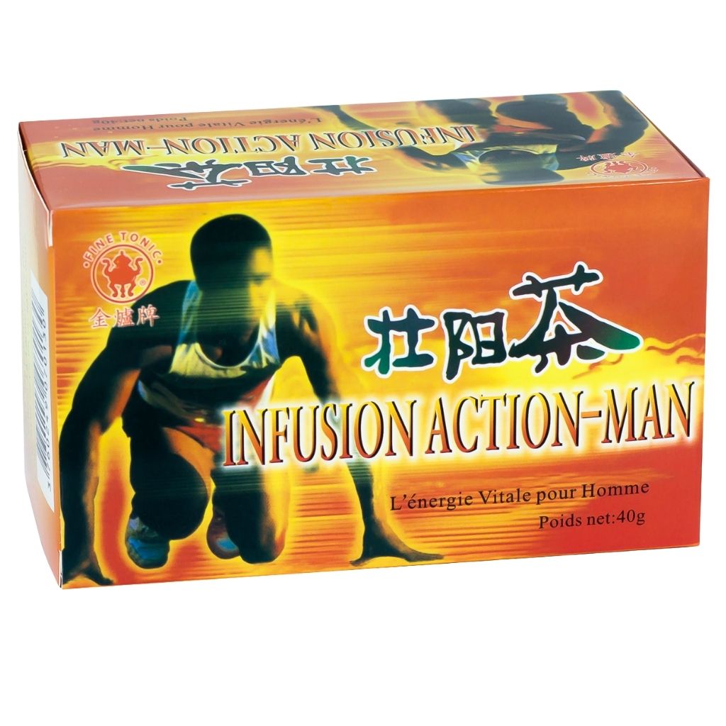 Infusion Action Man 40g - Tisane Tonique pour Homme