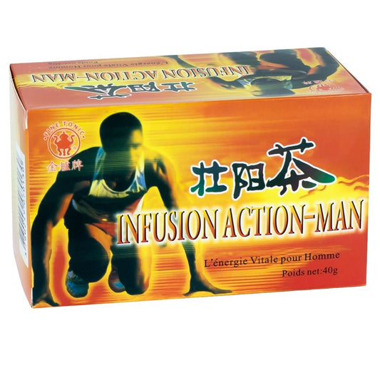 Infusion Action Man 40g - Tisane Tonique pour Homme