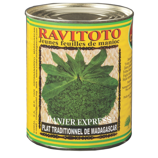 Jeunes Feuilles de Manioc Ravitoto 860g Codal - Plat Traditionnel de Madagascar


