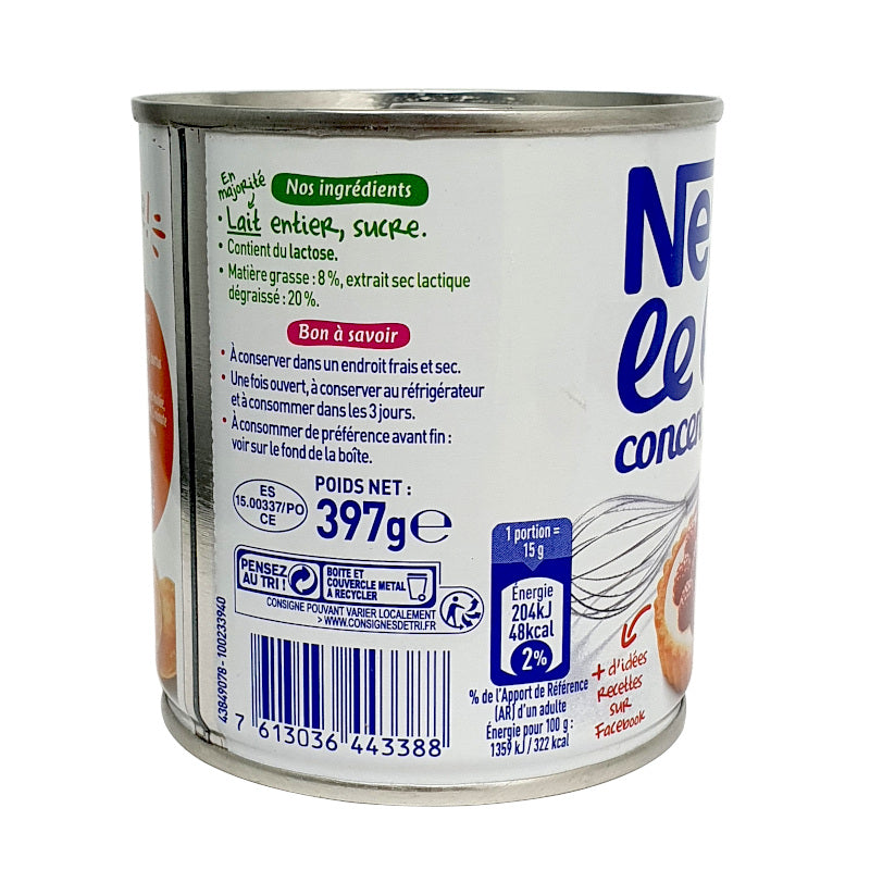 Lait concentré sucré - NESTLE - 397g