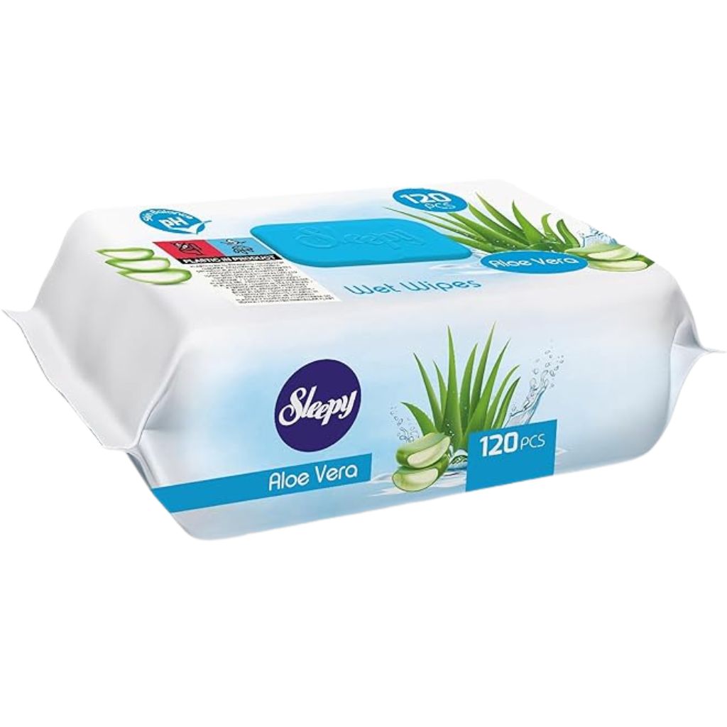 Lingette Sleepy Aloe Vera – 120 pcs