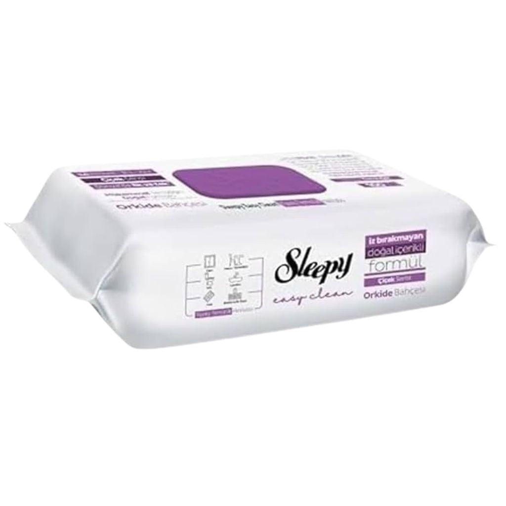 Lingette Sleepy Easy Clean Jardin Orchidée – 100 pcs