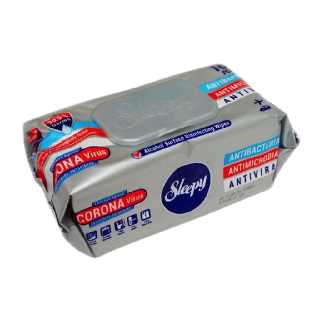 Lingette Sleepy Multisurface Antibactérien – 100 pcs