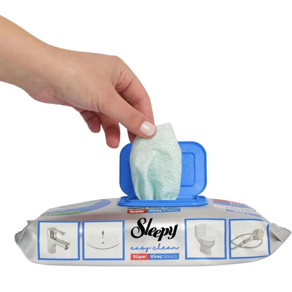 Lingette Sleepy Super Anti-Calcaire Fibreuse – 30 pcs