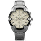 Montre Homme AMBER TIME AT-8135S Chronographe Quartz - Boîtier Rond & Bracelet Acier