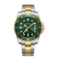 Montre Homme Halei Dive 40 mm Quartz – Bracelet Acier Inoxydable Doré