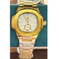Montre Homme LookWorld Doré - Boîtier Carré & Bracelet Acier