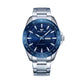 Montre Homme Success Way Tachymètre Sport - Bracelet Acier Argent & Cadran Bleu
