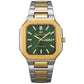 Montre Homme Success Way - Bracelet Acier Inoxydable vert dore-silver