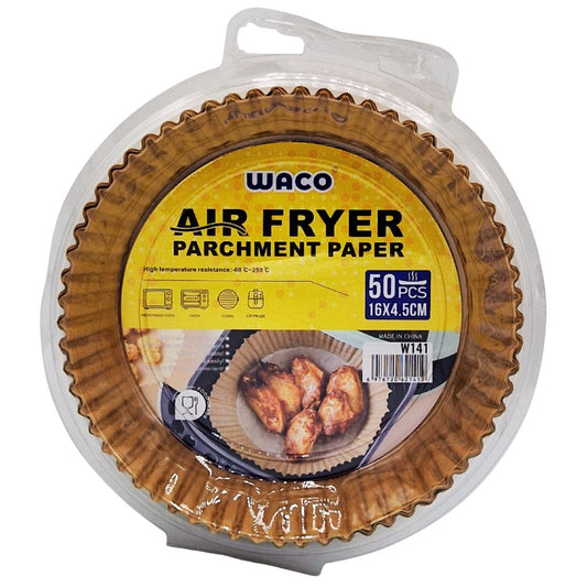 Papier Cuisson Airfryer Waco Rond – 50 pcs (16 x 4,5 cm)