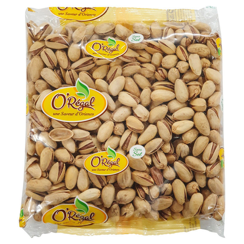 Pistaches Grillées Sans Sel Avec Coque 500g - O’Régal - panierexpress.fr