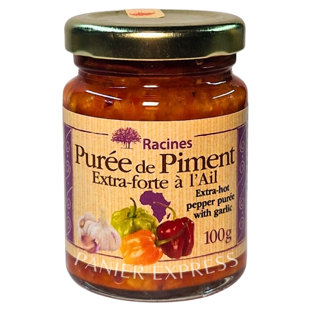 Purée de Piment Extra Forte à l’Ail Racines - 100 g
