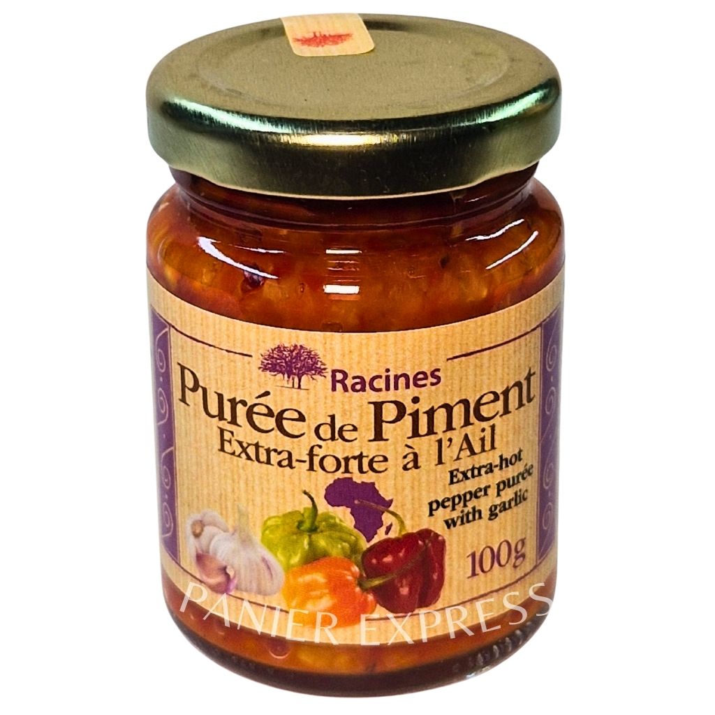 Purée de Piment Extra Forte à l’Ail Racines - 100 g