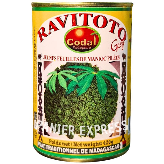 Ravitoto Gasy – Jeunes Feuilles de Manioc Pilées 420g
