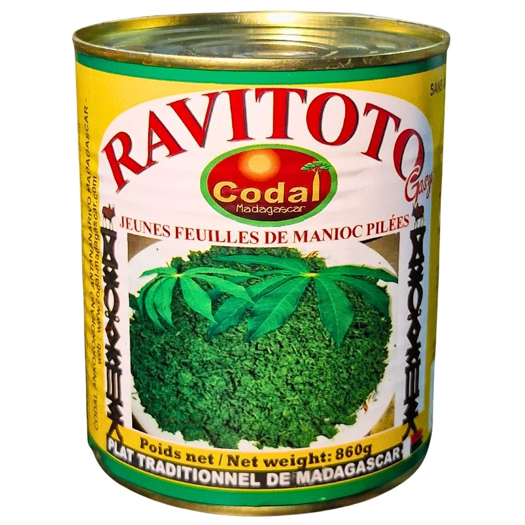 Ravitoto Gasy Codal Jeunes Feuilles de Manioc Pilées 860g