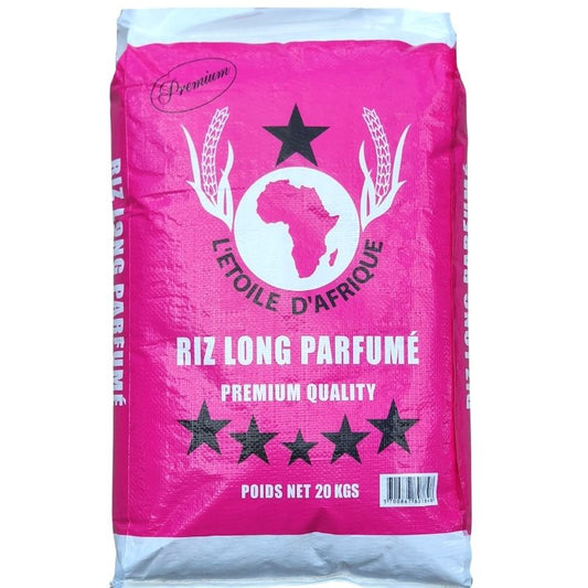 Riz long parfumé - 20kg - Etoile Afrique