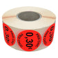 Stickers promotionnel adhésif | 0,30€ | Autocollant soldes | Rouleau de 1000 étiquettes