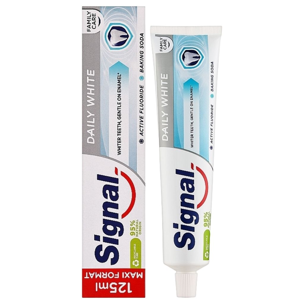 Signal Dentifrice Daily White 75 ml – Blancheur Quotidienne et Protection de l’Émail