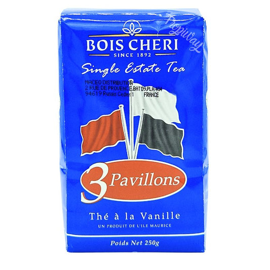 Thé Bois Chéri - saveur vanille - 250g - 3 pavillons