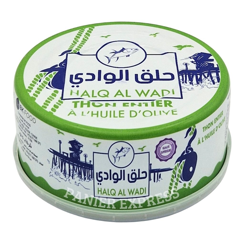 Thon Entier à l’Huile d’Olive - 160g Halq Al Wadi
