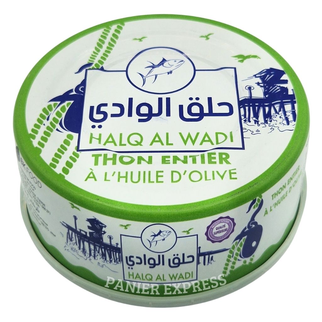 Thon Entier à l’Huile d’Olive - 160g Halq Al Wadi