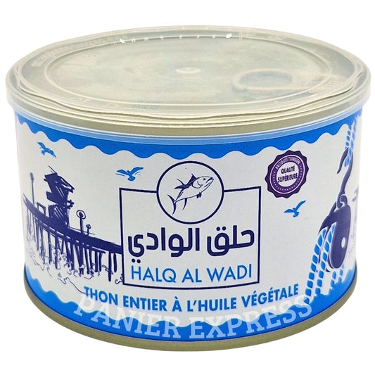 Thon Entier à l’Huile Végétale - 400g Halq Al Wadi