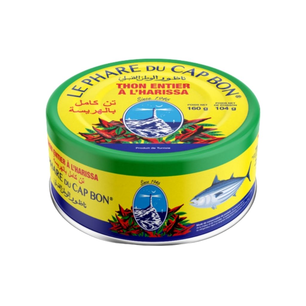 Thon Entier à la Harissa 162g - Le Phare du Cap Bon